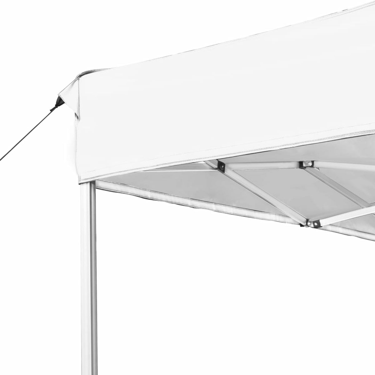 White Folding Party Tent Aluminum Frame Canopy 14.1ft x 9.5ft x 9.8ft B954