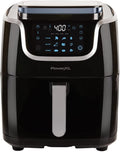 7 QT 10-in-1 Black Air Fryer Steamer Combo N732168