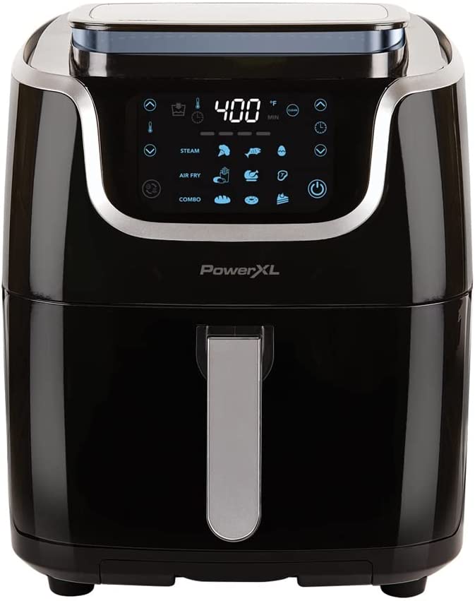 7 QT 10-in-1 Black Air Fryer Steamer Combo N732168