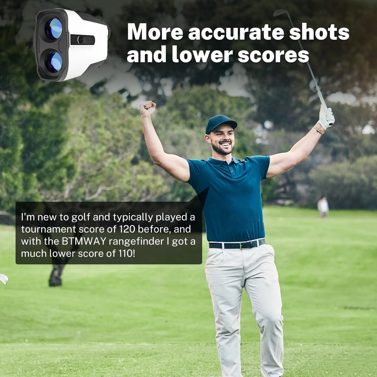 Laser Golf Rangefinder 900 Yards 7X Magnification with Slope Switch Z613200