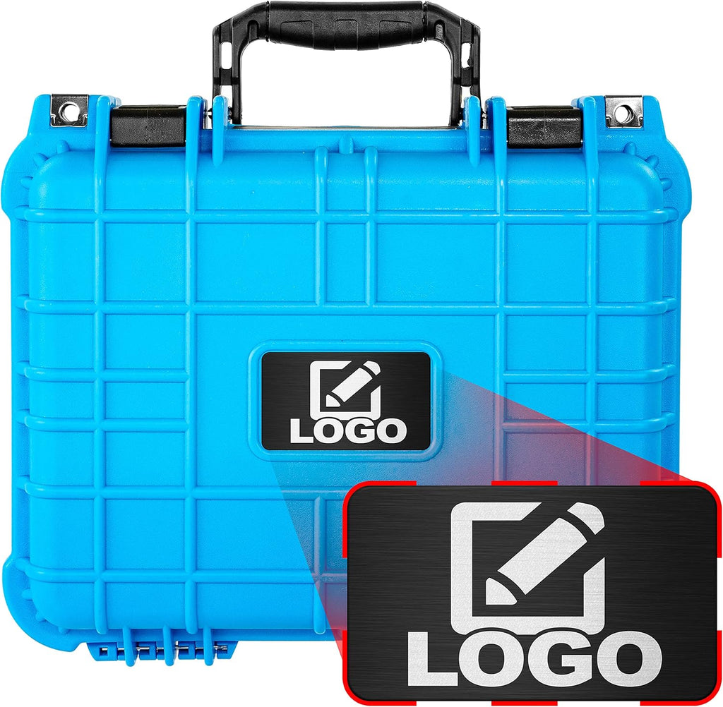 Protective Gear and Camera Hard Case with Foam, Waterproof & Shockproof, 13.37 Inch 11.62 Inch 6 Inch, Neon Green R370