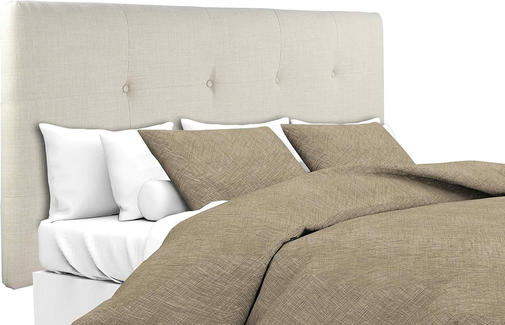 Beige California King Sized Padded Headboard I974176