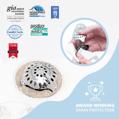 Stainless Steel Tub Drain Protector Hair Catcher G84318