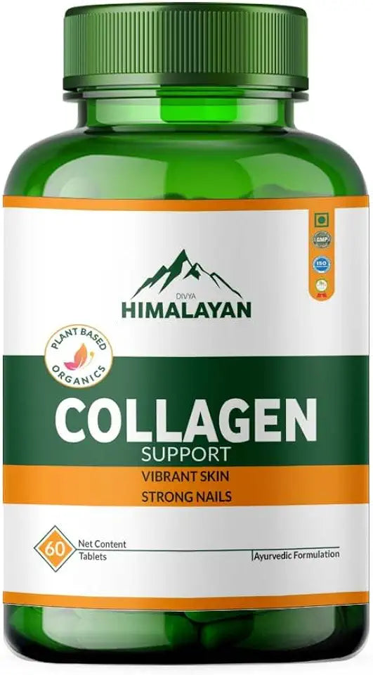 Plant Based Collagen Capsules with Biotin and Vitamin C - 60 Tablets K4038