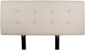 Beige California King Sized Padded Headboard I974176