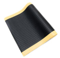 Anti Fatigue Floor Mat, 3 Feet Wide x 5 Feet Long x 5/8 Inches Thick, Black with Yellow Border F441855
