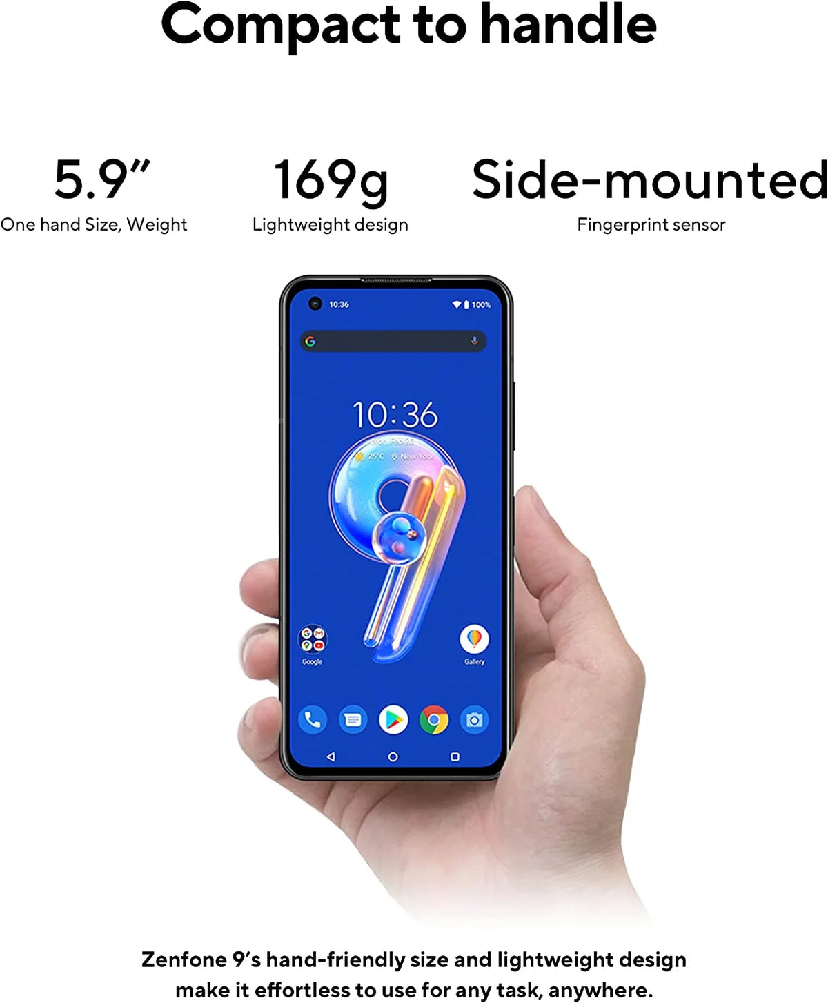 5.9” FHD+ 120Hz AMOLED 50MP Dual Camera 8GB 256GB 5G Unlocked Dual SIM White Smartphone U918479