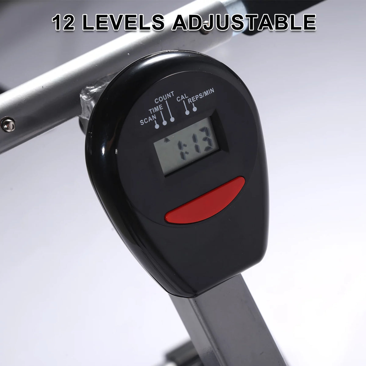 Rowing Machine with Adjustable Resistance and Digital Monitor O64605