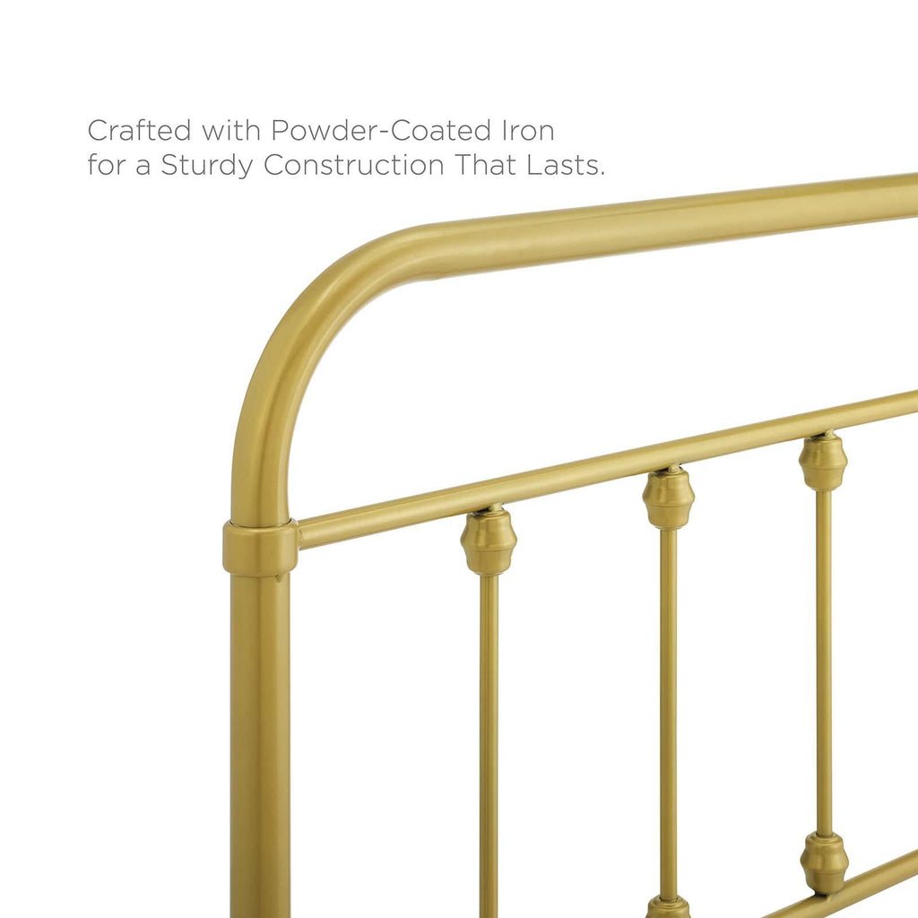 Gold King Metal Headboard Q8999