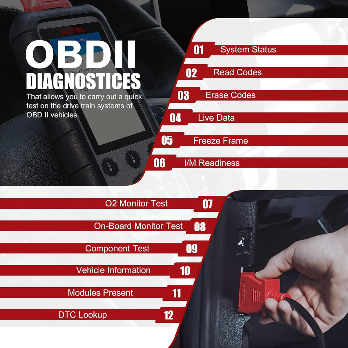 Full System Diagnostic Scan Tool with Live Data U4667