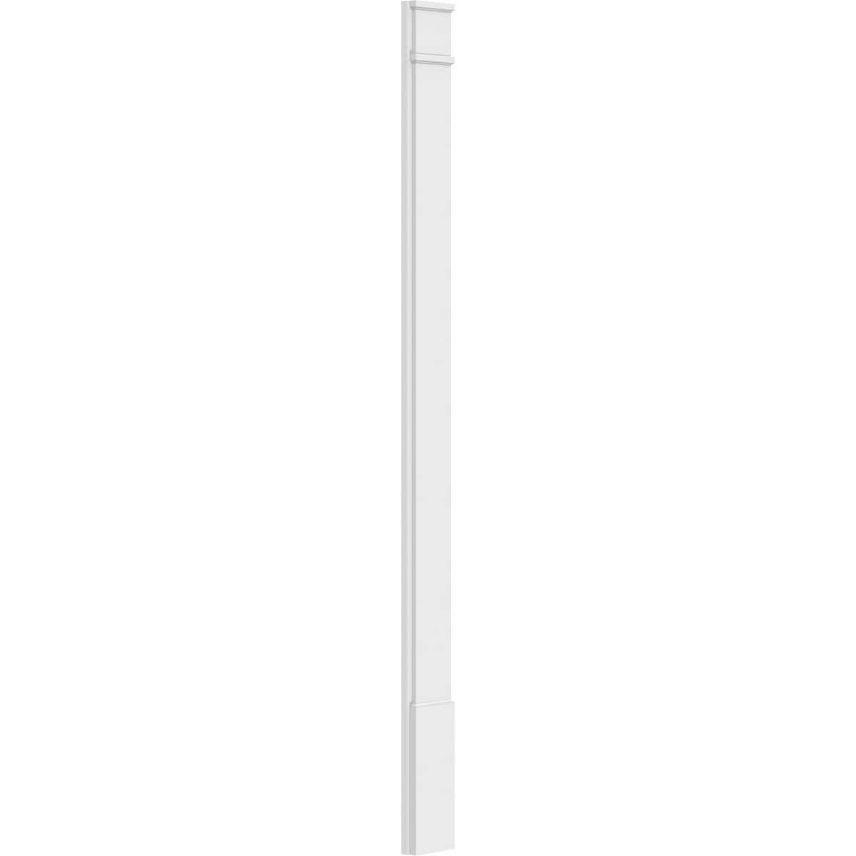 Plain PVC Pilaster with Capital and Base (Pair) P279714