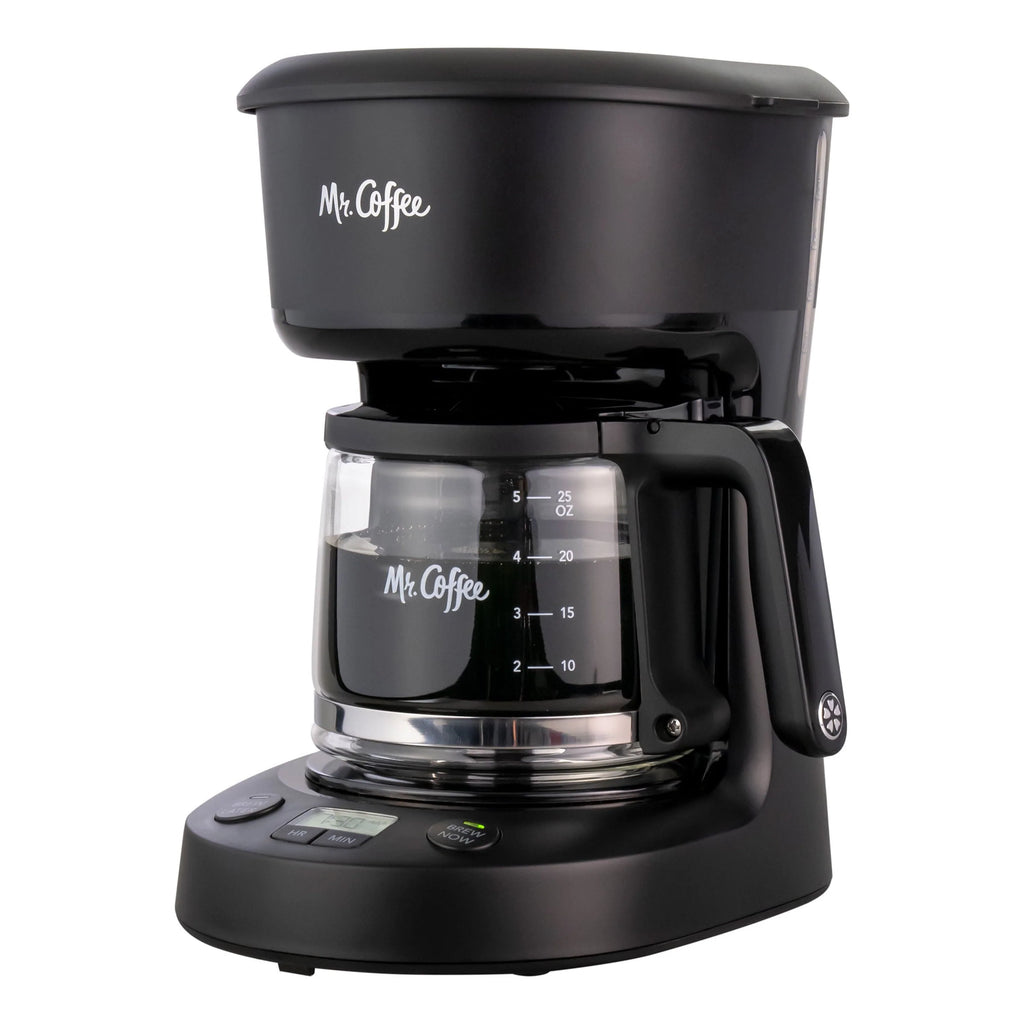 5-Cup Programmable Coffee Maker, 25 oz. Black T1530