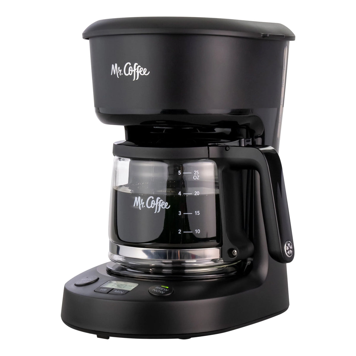 5-Cup Programmable Coffee Maker, 25 oz. Black T1530