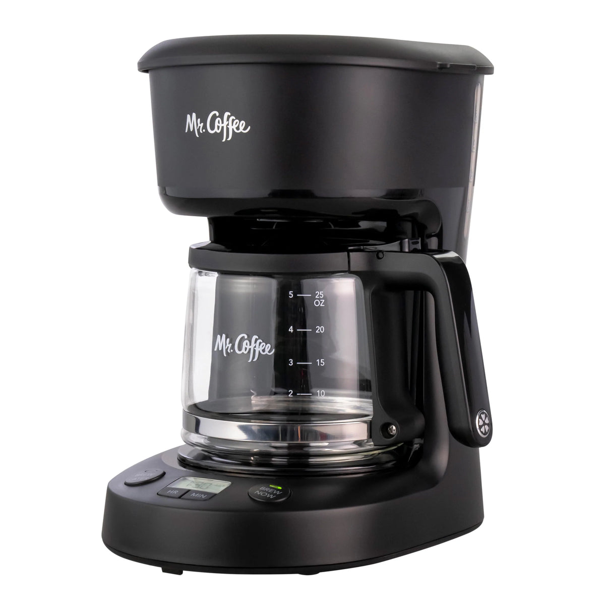 5-Cup Programmable Coffee Maker, 25 oz. Black T1530