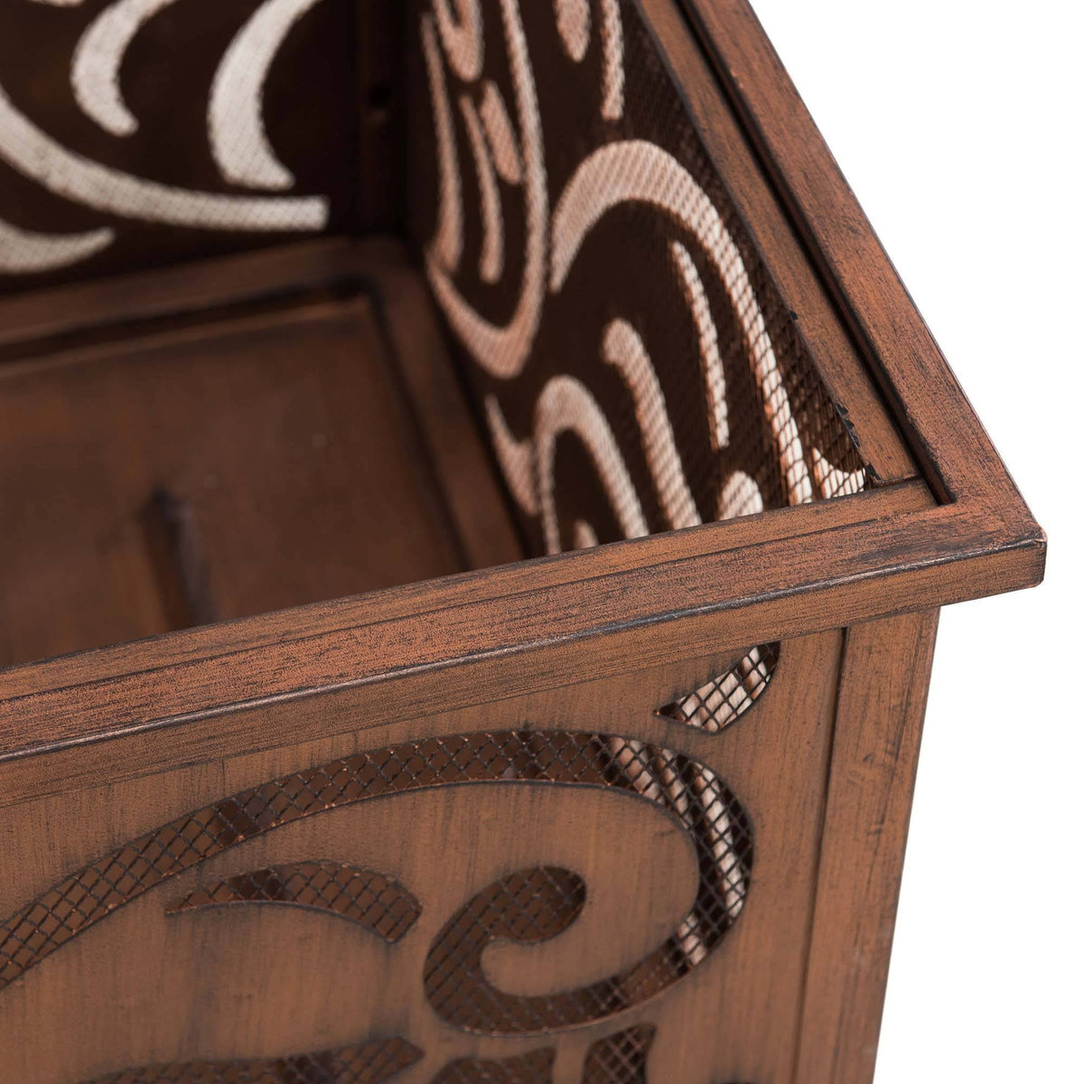 26 in. Square Wood Burning Firepit A24949