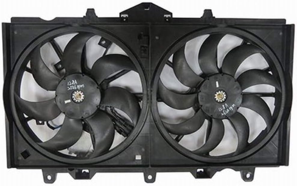 Radiator and A/C Condenser Fan Assembly with Fan Control Module Y6556
