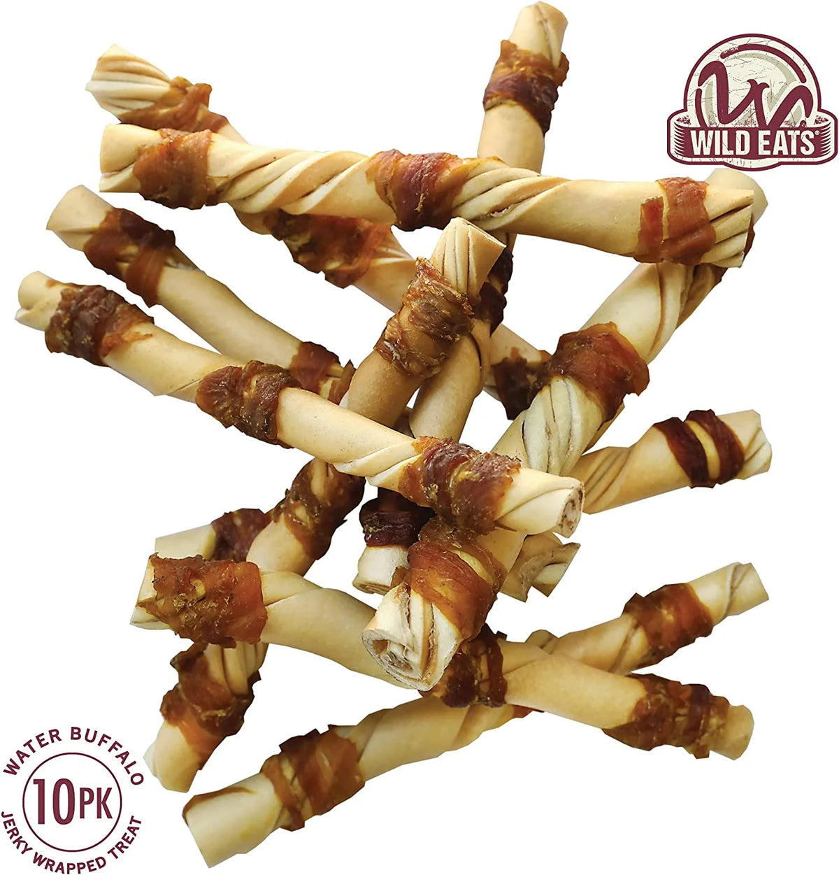 Water Buffalo Jerky Dog Chews 10 Pack Y411395