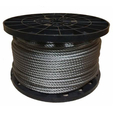 1/8 inch Stainless Steel Aircraft Cable Wire Rope 7x19 Type 304 (150 Feet) X50444