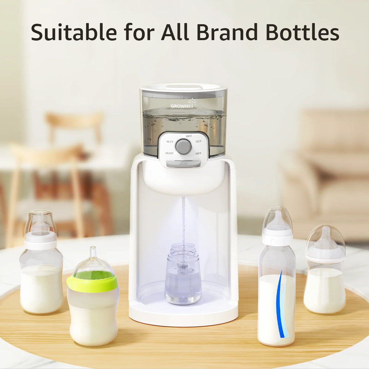 Baby Bottle Warmer with Night Light A548