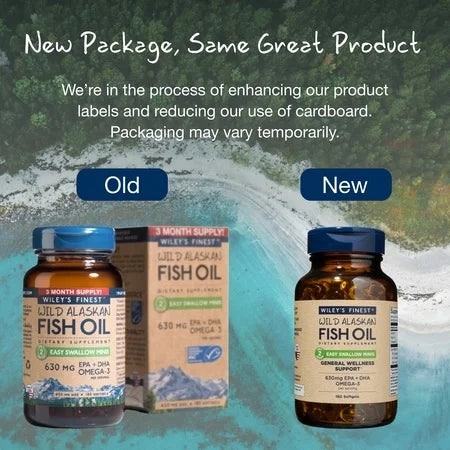 Wild Alaskan Fish Oil Minis 180 Softgel H219