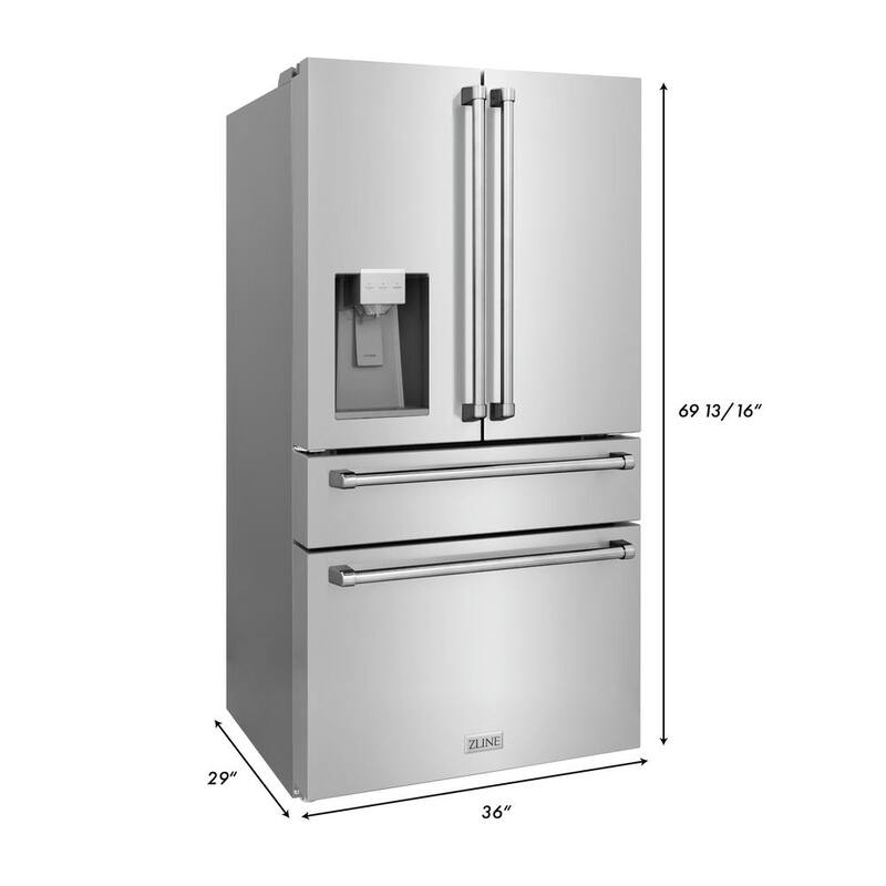 4-Door French Door Refrigerator with Ice and Water Dispenser Q226