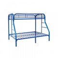 Blue Twin Over Full Bunk Bed P5636