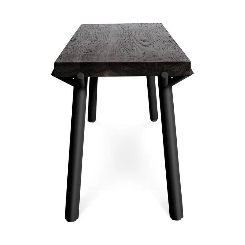 Oak/Black Branch Bench O640
