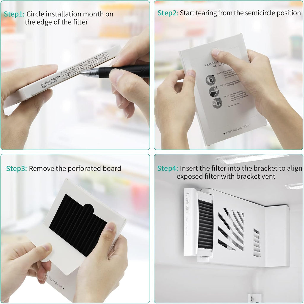 Carbon Activated Refrigerator Air Filter 6 Pack R132