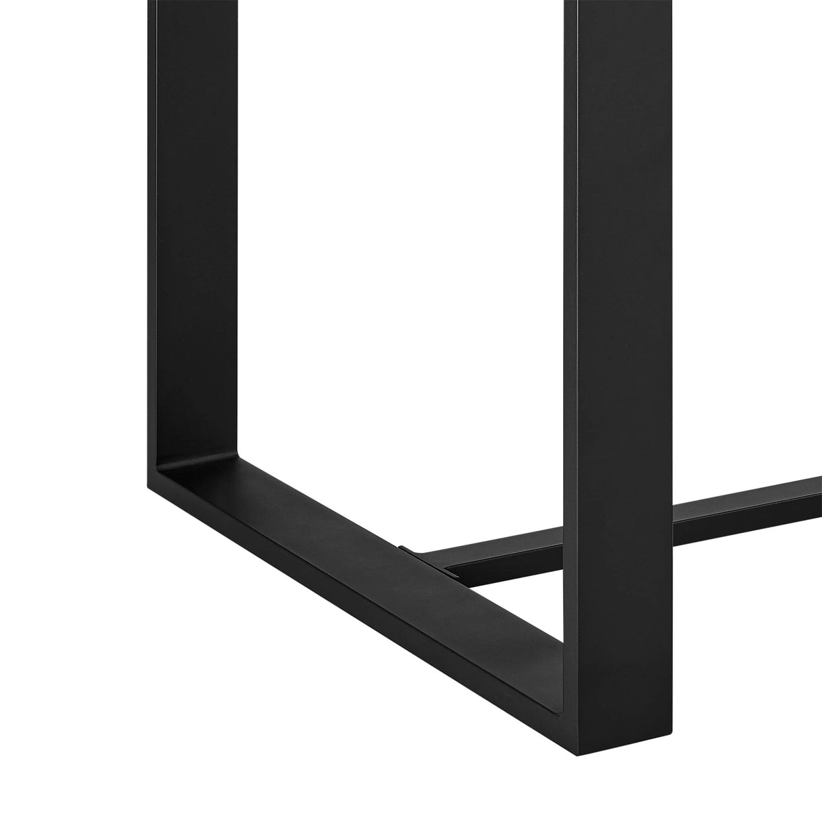 Black Patio Bar Height Dining Table Y475
