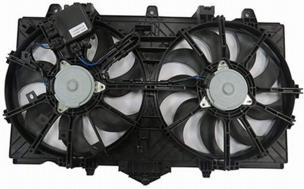 Radiator and A/C Condenser Fan Assembly with Fan Control Module Y6556