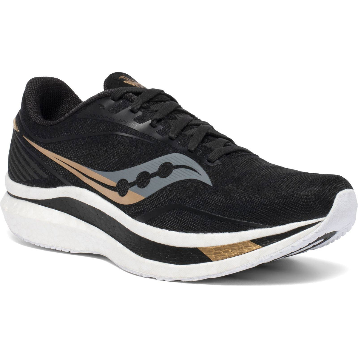 Black/Gold Running Shoes L129243