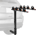 Black 2 inch Hitch Mount Double Foldable Bike Rack C598