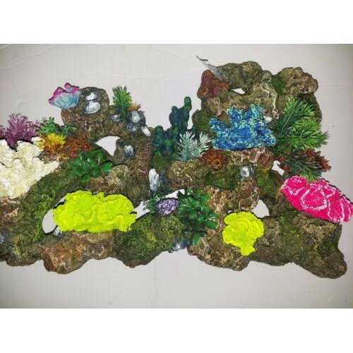 Stone and Coral Aquarium Tank Ornament N40579