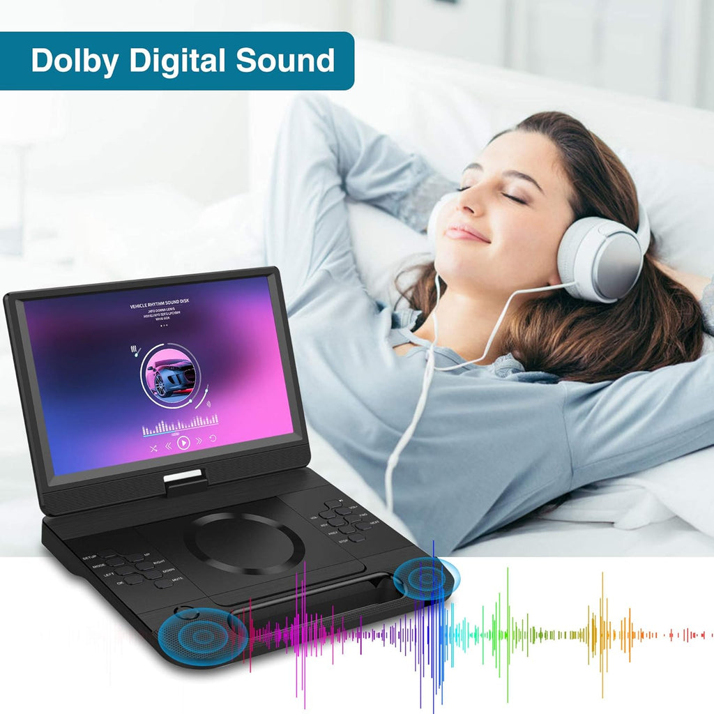 13.3 Inch Portable Bluray Player with 12 HD Swivel Screen K2192