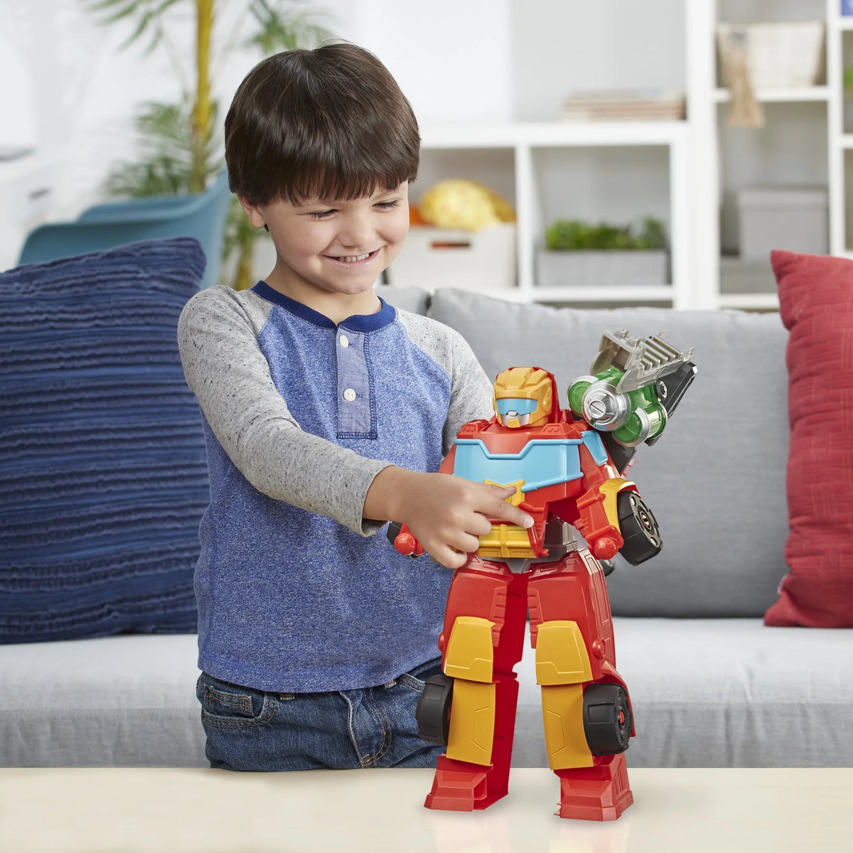 15” Transformers Rescue Bots Academy Hot Shot Kids Toy Action Figure H68353