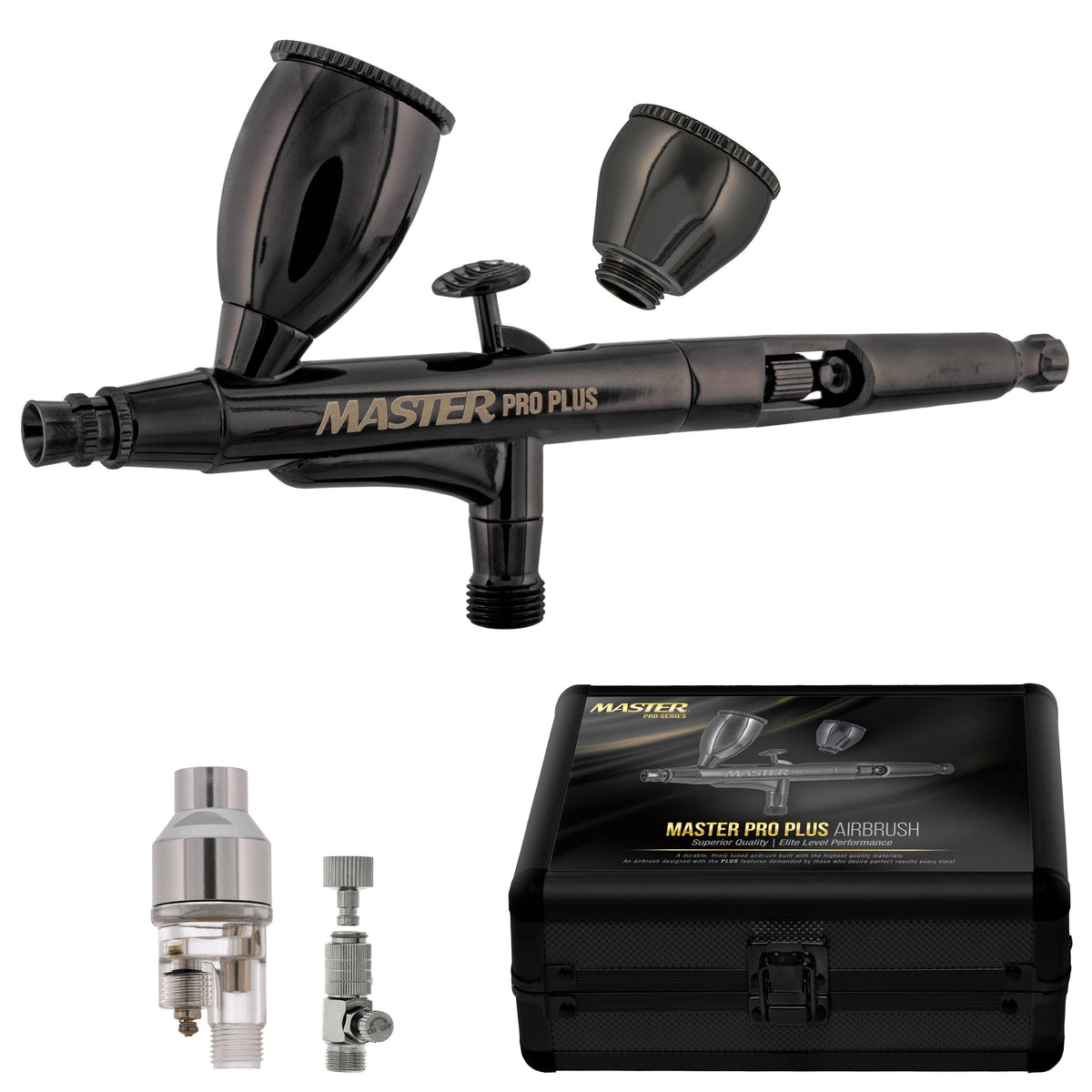 Dual-Action Gravity Feed Airbrush Set R853576