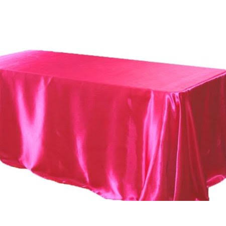 15 Pack 60x102 inch Pink Rectangular Satin Tablecloth C34534