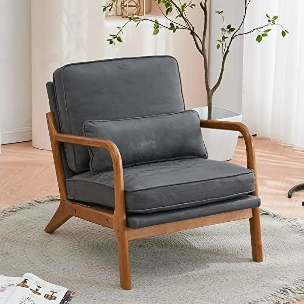 White Teddy Fleece Accent Chairs Set of 2 Upholstered Armchairs P30025