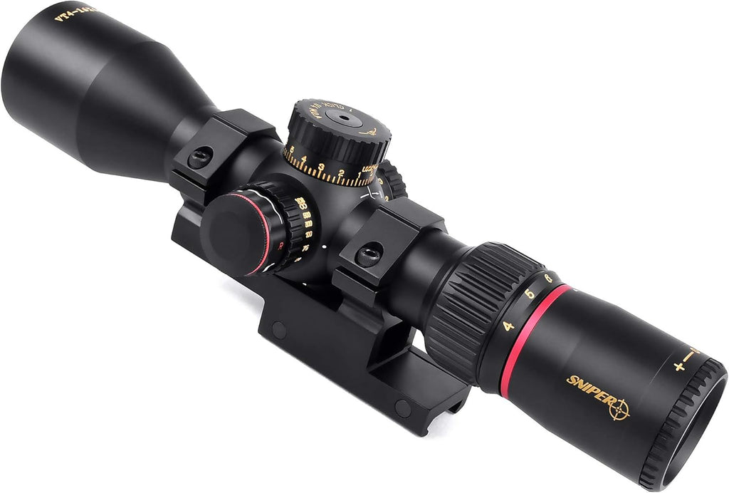 Red Illuminated Mil Dot Reticle Rifle Scope S559305