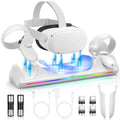 Charging Dock for VR Headset & Touch Controllers with 2 Rechargeable Batteries I2584