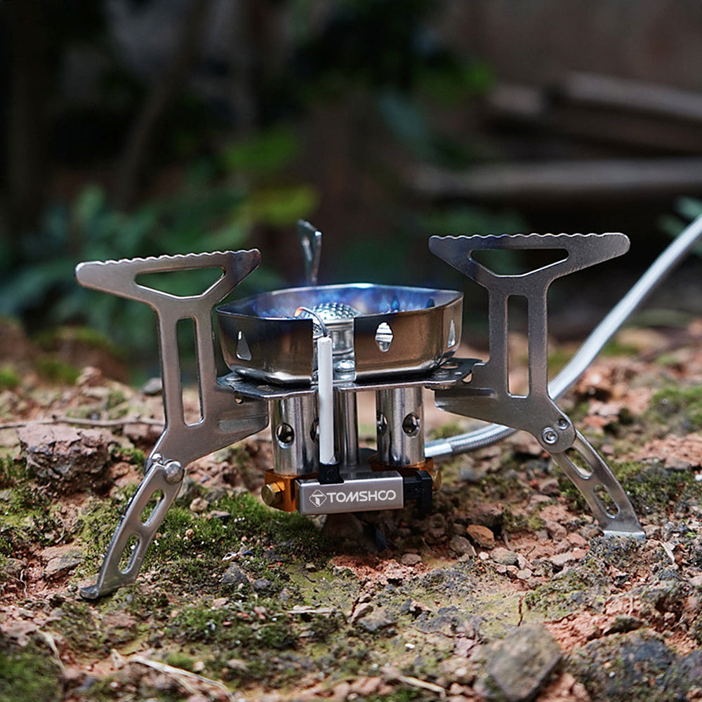 5800W Stainless Steel and Copper Camping Stove X3624