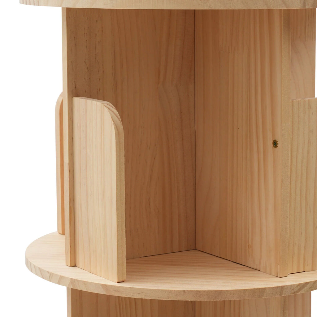 4-Tiers Rotating Bookshelf Y4429