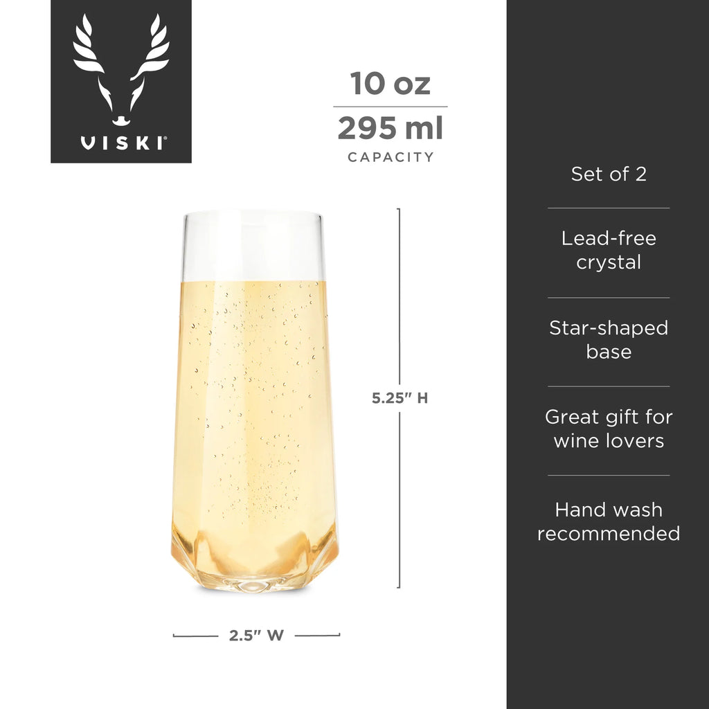 Crystal Champagne Flutes Gift Set M74430