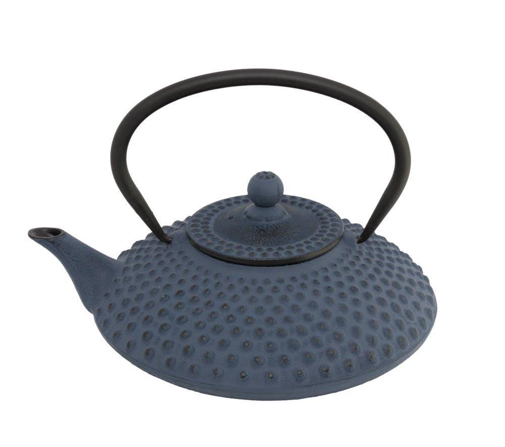 42 fl oz Blue Cast Iron Teapot I2704