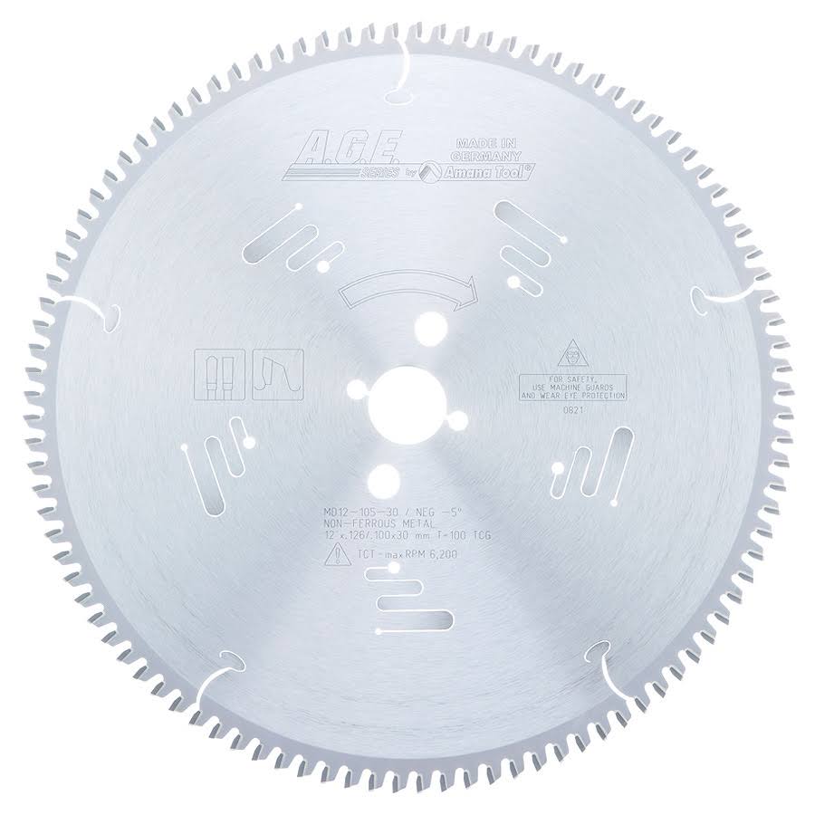 12x22X100t 30mm Bore Non-Ferrous Saw Blade F882