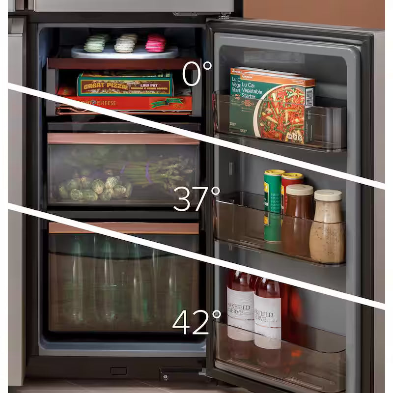 Platinum Glass 4-Door French Door Refrigerator Q950244