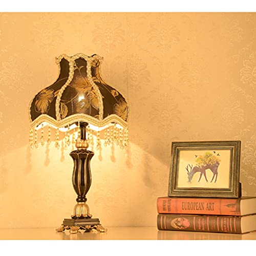 Black 22 Inch Fabric Lampshade Table Lamp N2214