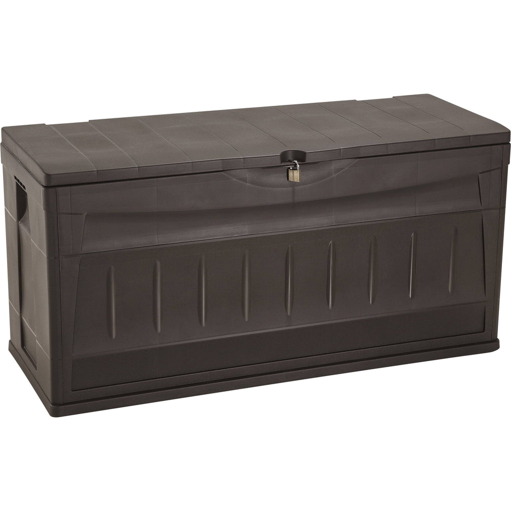 Brown Plastic Storage Deck Box F58861