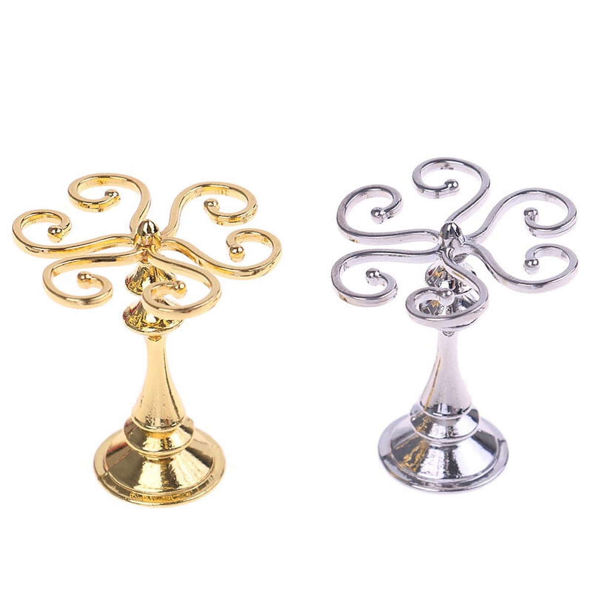 Miniature Metal Cup Holder for Dollhouse Z1889