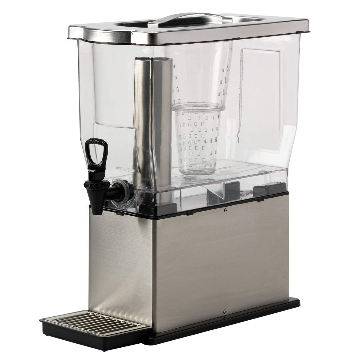 3 Gallon Silver Cold Beverage Dispenser, Pack of 2 A44883
